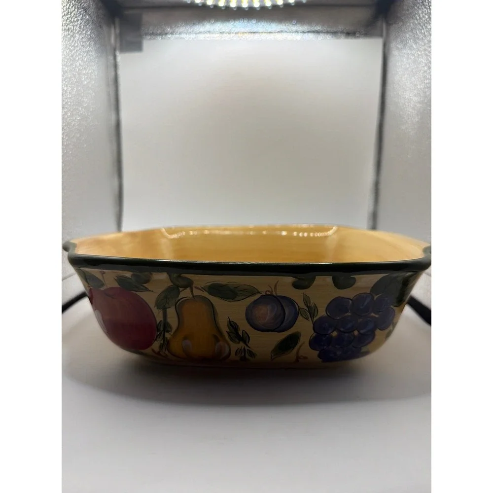 Home Trends Granada Design Square Stoneware Casserole Dish 10